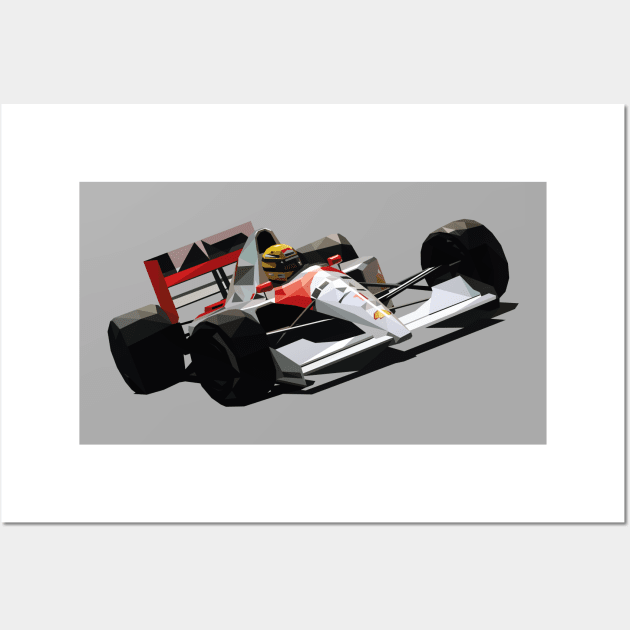 Senna F1 Wall Art by pxl_g